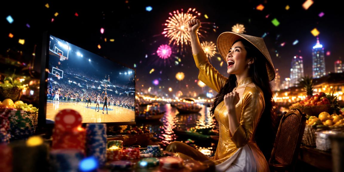 Không khí lễ hội cá cược bóng rổ sôi động tại miền Tây Mekong